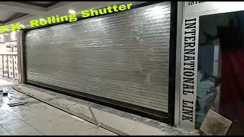 Motorised Rolling Shutter