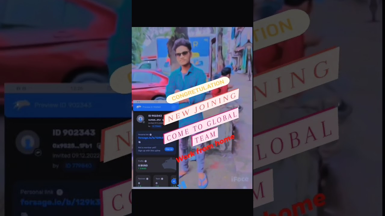 My New business partner.. Join with my team 🥰.  .....