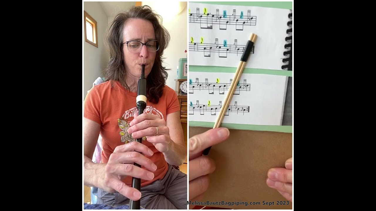 “High Road to Gairloch” - 2/4 march (practice chanter) 37 bpm