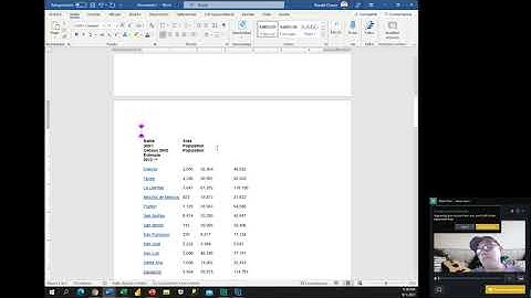 Tips Word 2019 Convertir Tabla a Texto y Viceversa