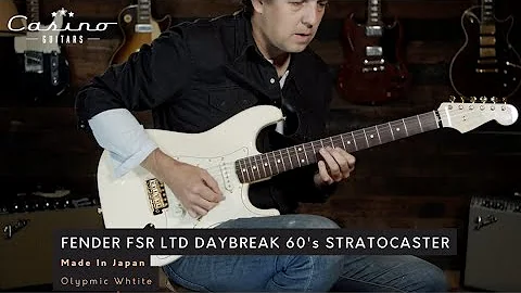 2019 Fender LTD  Daybreak Stratocaster Demo Olympic White