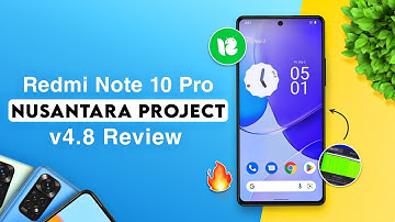 Nusantara Project v4.8 Review | Redmi Note 10 Pro | Android 12L | Benchmark🔥🔥