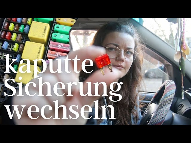 Kaputte Sicherung im Auto austauschen 