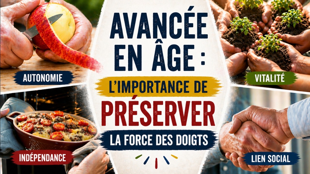 Main et avancée en âge : l’importance de préserver la force des doigt