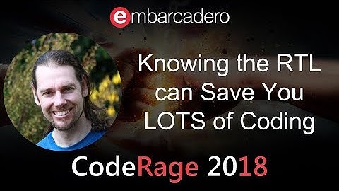 Knowing the RTL can Save You LOTS of Coding, with Alister Christie