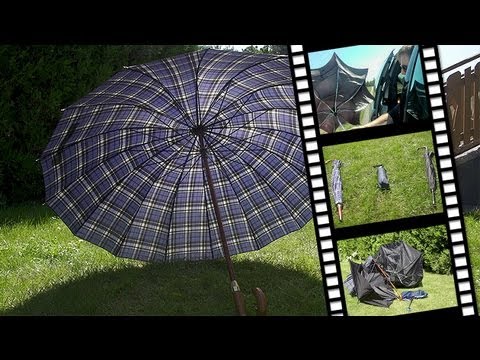 Video: Wie groß brauche ich einen Regenschirm?