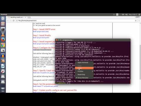 Sending mails using php mail function on Ubuntu Linux server