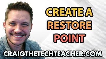How To Create A Windows 7 System Restore Point (2022)