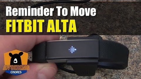 Fitbit Alta - How To Adjust Activity Goal - Reminder To Move - FEATURE REVIEW