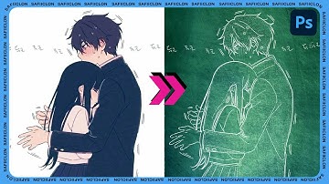 [ Photoshop Tutorial ] Chalkboard Effect in Photoshop