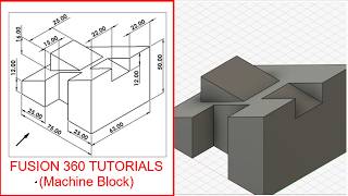 FUSION 360 TUTORIALS(Machine Block)