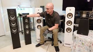 Elac Debut Unifi VS Polk ES Signature VS GoldenEar Aon 3 Tower Bookshelf Speaker Review