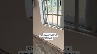 Clean and neat cable management of Starlink mini.Call 0559777114 for installation.