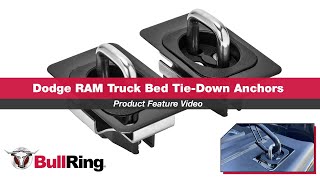 BullRing USA Dodge RAM Truck Bed Tie Down Anchors - Product Feature