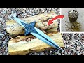 Making The Skyrim Dragonbone Dagger - Melting Scrap Metal Into Art