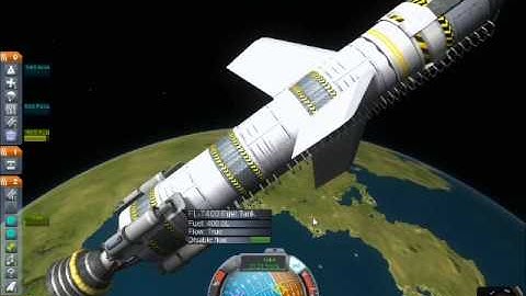 Kerbal Space Program Successful Orbit and Re-Entry