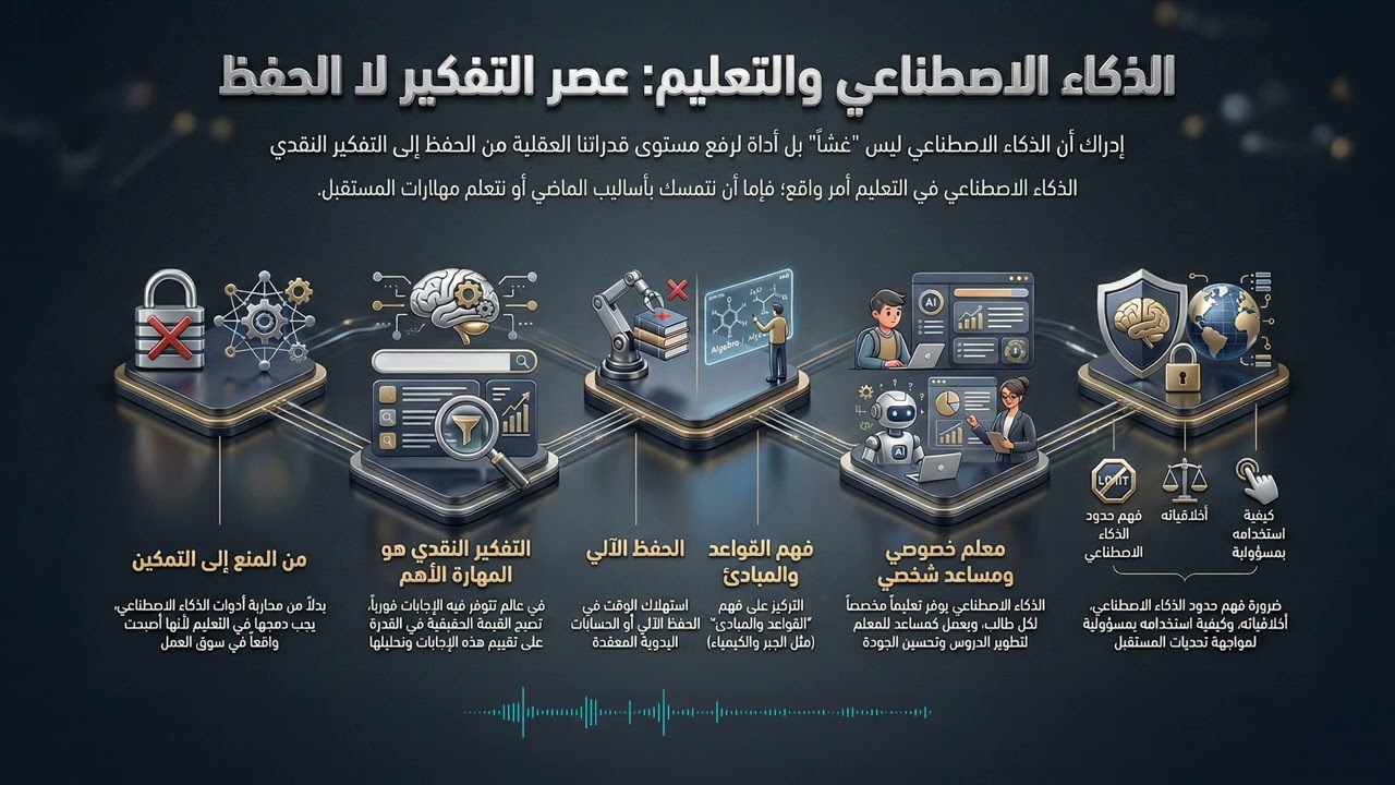 الذكاء الاصطناعي في التعليم: التكيف أو التخلف 🚀