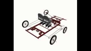 3D view Auburn Speedster, Jr. Pedal Car
