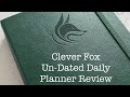 Clever fox nondated daily planner review