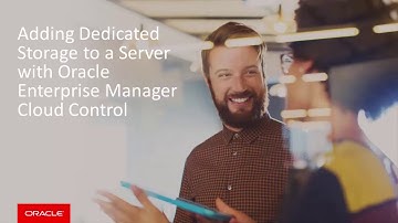 Adding Dedicated Storage to a Server with Oracle Enterprise Manager Cloud Control
