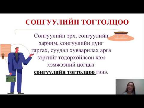 11-р анги Улс төр бүлэг сэдэв "Сонгууль, сонгуулийн тогтолцоо"