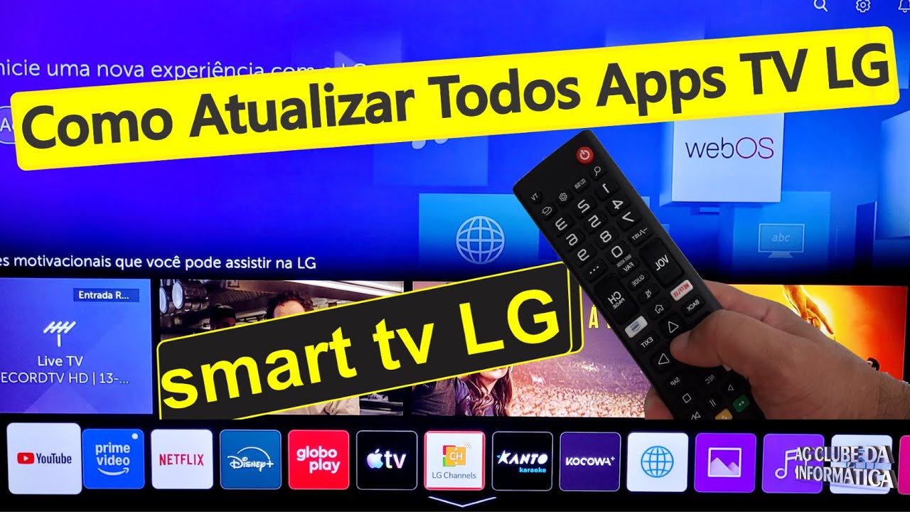 Como Atualizar Todos Apps da Smart TV LG - YouTube