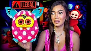 🚫 Compré JUGUETES BANEADOS de NUESTRA INFANCIA 🧸 ¡JUGUETES PROHIBIDOS! 🎮 Lulu99