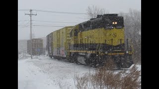 "Blizzard Railroading" NYS&W Utica Branch