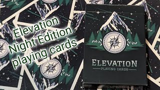 Daily deck review day 157 - Elevation Night Edition playing cards By Emilysleight52