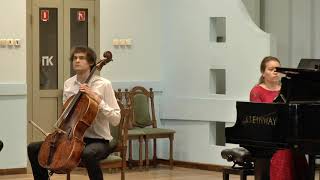 А. Фещенко, соната для виолончели и фортепиано 1 ч. A. Feschenko sonata for cello 1 p.