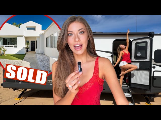 I SOLD my House & Moved into a TRAILER class=