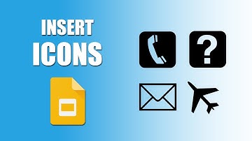 How to insert icons in google slides presentation