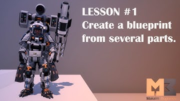 Lesson #1 Creating a blueprint from different parts for a character (Master Pose Component UE4)