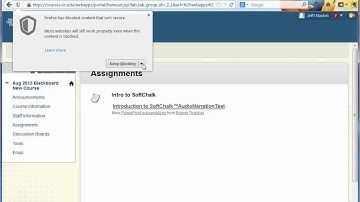 Firefox - Mixed Content Blocker