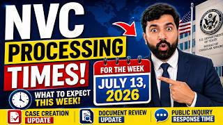🚨 NVC Processing Times Updated | Welcome Letter, Document Review & Inquiry Status (July 13, 2026)
