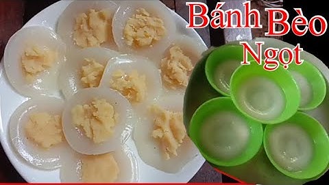 Cách pha bột. Làm bánh bèo ngọt có xoáy đồng tiền rất. đơn giản  ( lan vít vít  )