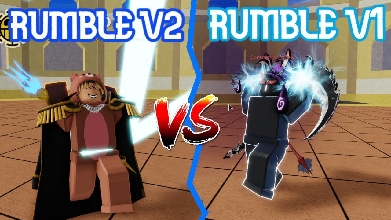 Rumble Meyvesi Tanıtım (Showcase) V1,V2 Blox Fruits TÜRKÇE ROBLOX