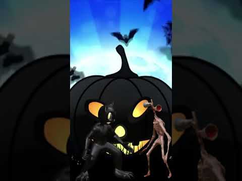 Cartoon cat VS Siren head / Hаlloween / #SHORT/ Happy Halloween