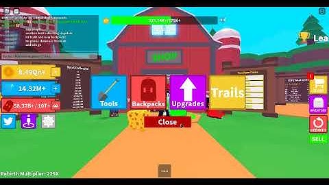 Roblox Fruit Collecting Simulator: TRAILS UPDATE! New TRAILS and BACKPACKS SHOWCASE! | English