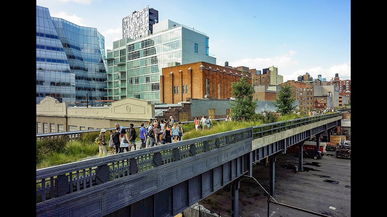 High Line in New York, On the location of movie - YouTube