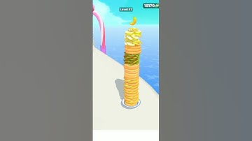 pancake Run 3D Level 97 🤗😀😘 Android, iOS | #shorts  #pancackeRun #gameplay #mobilegame