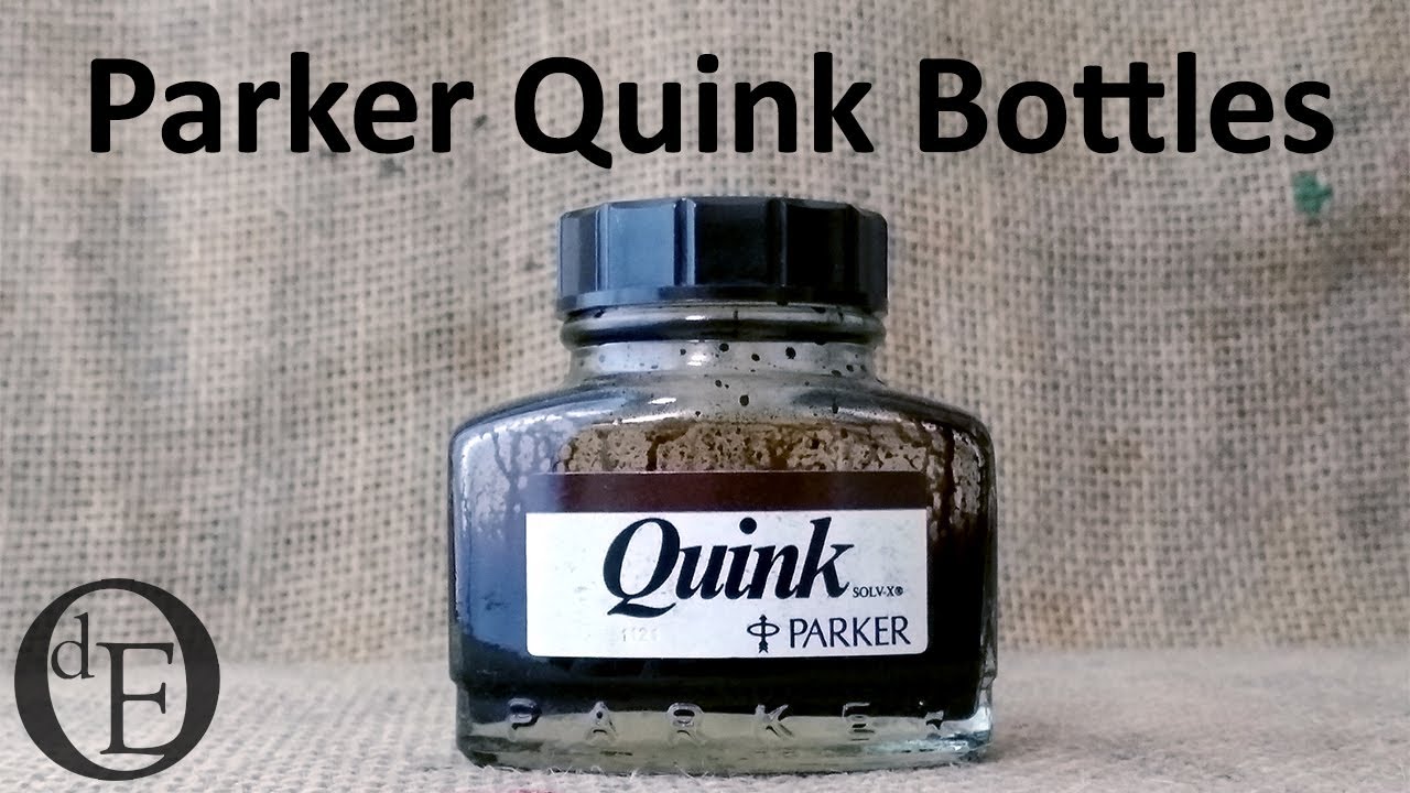 Parker Quink Bottles Design And Function YouTube Parker Quink Bottles Design And Function YouTube