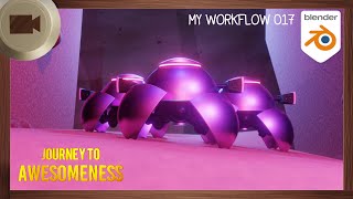Animating a shot for Doodle Log 005 in Blender || My Journey to Awesomeness Workflow 017 @WorldToAwesomeness
