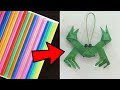 GANTUNGAN KUNCI KEPITING DARI SEDOTAN,CRAB KEYCHAIN FROM STRAW