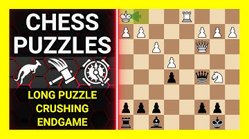Chess Puzzles to Practice. Themes: Long puzzle, Crushing, Endgame. Learn Chess
