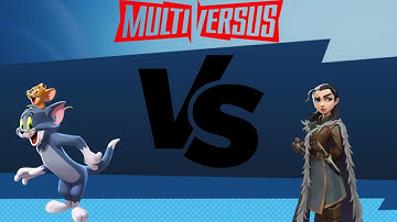 Tom & Jerry VS Arya Stark - Multiversus Gameplay