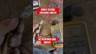 Air Switch Bench Test No Response Bad Switch