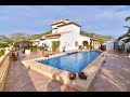 A 4 bedroom villa in Calpe( Costa Blanca) with pool and sea views, just 700 m distance to the beach.