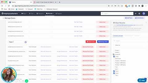 Manage Users | Map My Customers Web Tutorial