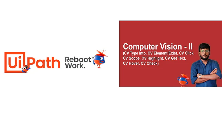 UiPath Tutorial | Computer Vision in UiPath (Part -  II)